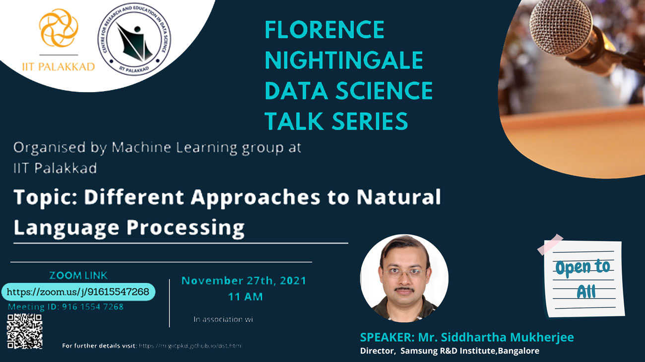 Florence Nightingale Data Science talk series –Webinar on Different Approaches to Natural Language Processing
