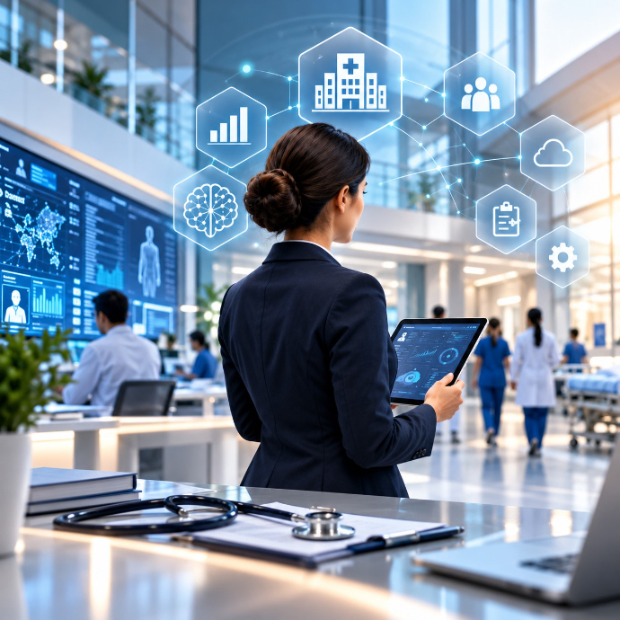 Advanced Certification Program in AI-Assisted Hospital Administration & Digital Healthcare Management